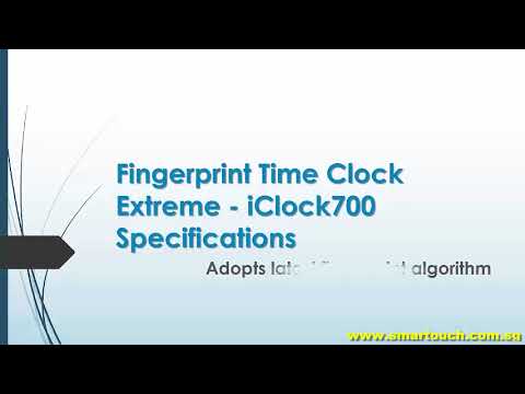 Biometric Fingerprints Reader Malaysia : Time Clock Extreme iClock700 Biometric Fingerprints Reader Malaysia : Time Clock Extreme iClock700