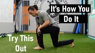 How To Lunge Without Knee Pain - Bottoms Up Reverse Lunges
