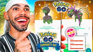 MEU PRIMEIRO EVENTO COM SHINY 100% LUCKY - POKÉMON GO | Cris |