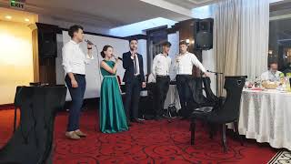 Macovei Chris Naersi \u0026 Cvartet bărbătesc - Doamne bun păstor - Nuntă Tami și Alex (20180722)