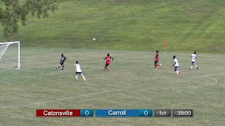 9-6-2022 CCBC Catonsville Vs. Carroll Lynx Men's Soccer first half