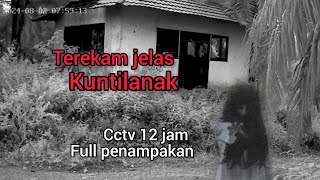 Eksperimen cctv 12 jam ada penampakan kuntilanak depan cctv || cctv horor