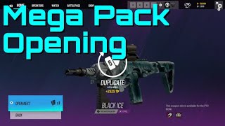 Rainbow Six Siege Mega Pack Opening, 100 Packs, Alpha packs, Brava packs, Rengoku packs & more