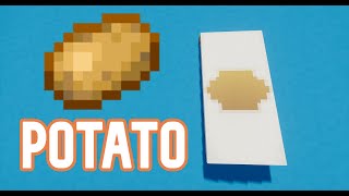 How to make a POTATO in Minecraft! (Banner Tutorial)