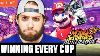 🔴 Live until I win EVERY Cup Battle (Mario Strikers: Battle League)