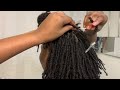 how i maintain and interlock my microlocs diy microlocs maintenance length check