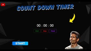 Crafting a Captivating Countdown Timer: HTML, CSS & JavaScript Tutorial! #countdown timer