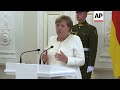 German Chancellor meets Lithuanian president in Vilnius