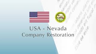 USA - Nevada - Company Restoration