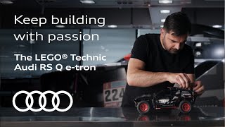 Progressive design with the Audi RS Q e-tron | Audi x Lego