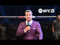 UFC 5 - Bruce Buffer FIGHTER INTRODUCTIONS (PS5)