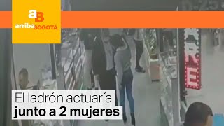 Bogotá: ladrón robó más de 10 millones de pesos en un local comercial | CityTv
