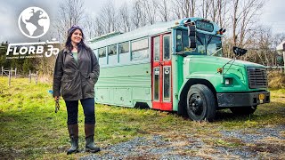 Single Mother Converts Skoolie to Budget Home on Wheels