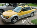 building an insane off road subaru baja in 10 minutes