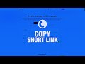 How to Copy a Short Link (Cuttly Tutorial)