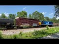 csx m410 with 817 leading and 1976 conrail heritage unit dpu