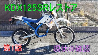 KDX125SRをレストアする【ゆっくりレストア】第1話