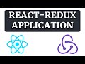 Basic React & Redux Application From Scratch For Beginners | React Redux Tutorial | Redux Tutorial |