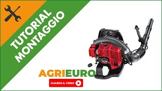 Soffiatore a scoppio spalleggiato a zaino SHINDAIWA SDK EB600RT: montaggio