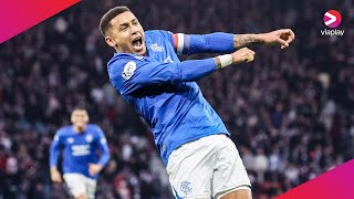 HIGHLIGHTS | Hearts 1-3 Rangers | Tavernier double leads Clement's men to Viaplay Cup final