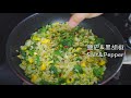 龍鬚菜炒飯 u0026胡麻味噌涼拌 fried rice with longxu cai and goma miso aemono masaの料理abc