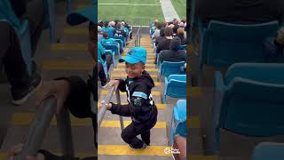 Cam Bam & Fam at a Carolina Panthers game!