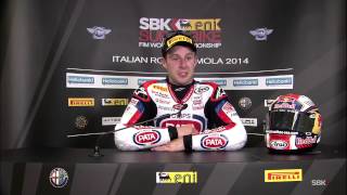 2014 WSBK Imola -- Interview with Rea after Race 2 win