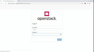 OpenStack Ussuri login to dashboard