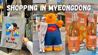 Seoul Vlog 🇰🇷 2024 | a day in myeongdong shopping street , korean food, korean s
