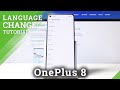 How to Switch Language in OnePlus 8 – Language List