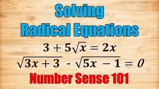 Solving Radical Equations