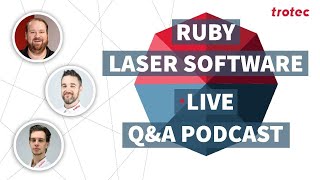 Trotec Laser Ruby |🔴LIVE Q&A Session | 12pm EST