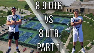 can a (relatively) new tennis player beat a 5.0 NTRP? | Mark vs Bryan [Part 1]