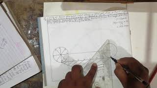 Cycloid problem 1 # cycloid curves #how to draw a cycloidal curves # cycloid engineering draw 🙏👍