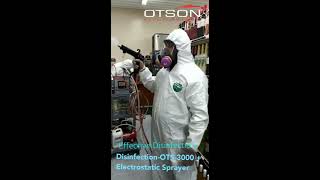 Effective Disinfection OTS 3000 G4 Electrostatic Sprayer