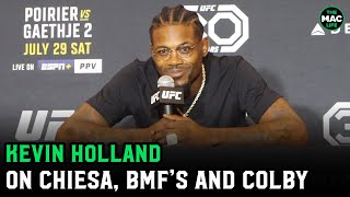 Kevin Holland: 'I believe I knock Colby Covington the f*** out, but he might sniff my d***'