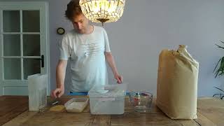 Ruisleipä (Finnish 100% rye sour dough bread) - hands on tutorial