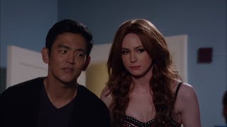 Selfie (2014) - Babysitting duties: bedtime (Karen Gillan, John Cho, Keith L. Williams)