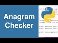 Check If Two Strings Are Anagrams | Python Example