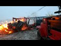 putting out a real fire with a home made toy fire truck cross rc uc6 fozen fire rc adventures