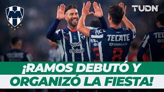 ¡Así fue el esperado debut de Sergio Ramos con Rayados en la Liga MX! | TUDN