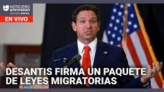 Ron DeSantis firma un paquete de leyes migratorias para Florida | Edición Digital 14 de febrero 2025