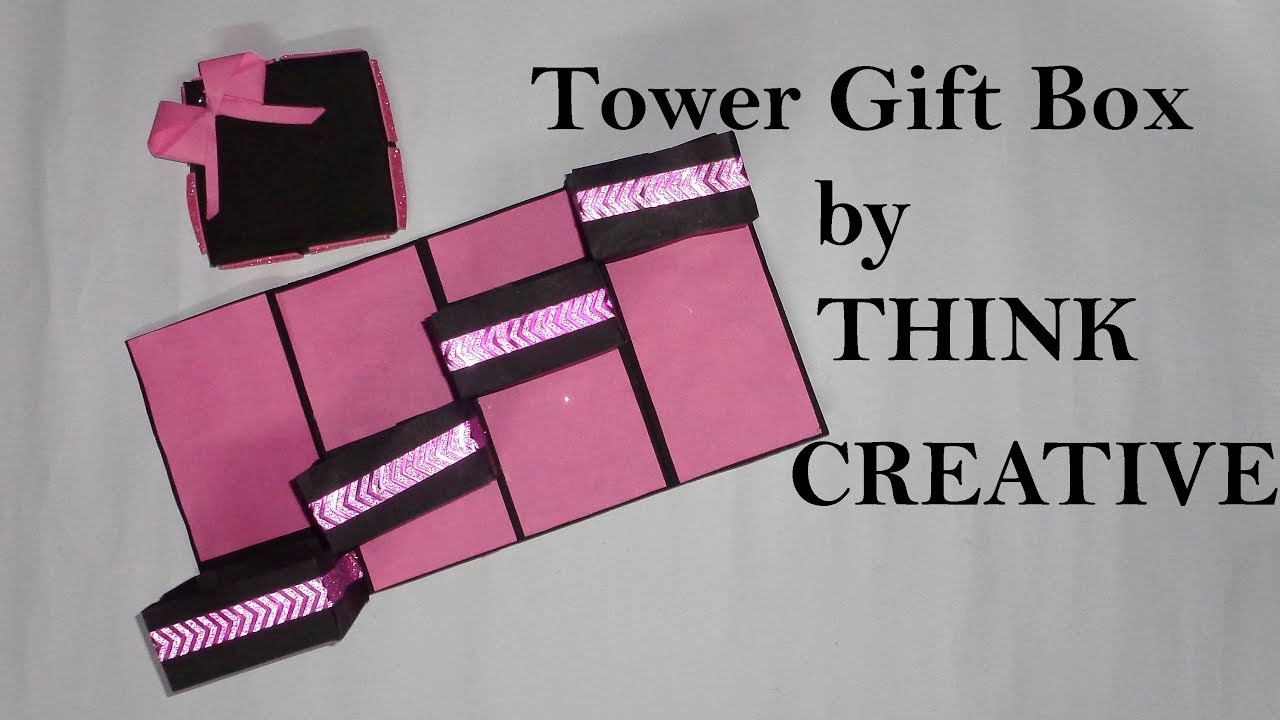 Tower Gift Box Tutorial Youtube