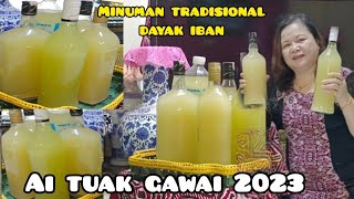 PROSES MEMBUAT AIR TAPAI SARAWAK @ CARA NGAGA AI TUAK KITAI DAYAK IBAN..