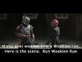 book of boba fett run wookiee run