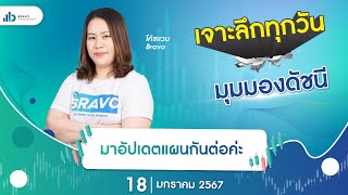 เจาะลึกมุมมองดัชนีวันนี้ 18/01/2567 :  มาอัพเดตแผนกันต่อค่ะ