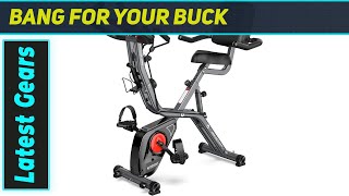 Best Folding Exercise Bike for Home Workouts - Pooboo Folding Bike