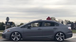 FINALLY SLAMMED MY 9th GEN CIVIC ON KSPORT