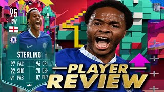 FULLY UPGRADED 95 LEVEL UP STERLING SBC PLAYER REVIEW! - OBJ PLAYER - FIFA 23 Ultimate Team