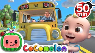 Wheels on the Bus (School Version)  + More Nursery Rhymes & Kids Songs - CoComel